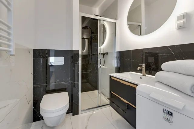 جناح استوديو بسرير كوين بشرفة مع أريكة، Apartinfo Angielska Grobla Apartments 2/3