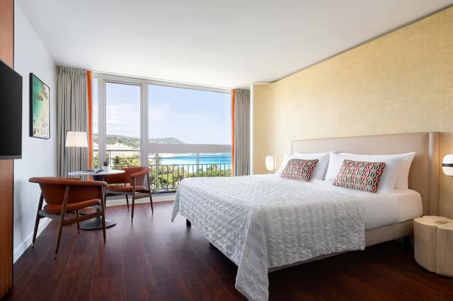 غرفة ديلوكس بسريرين منفصلين بإطلالة على الحديقة، LE MERIDIEN NICE 1/4