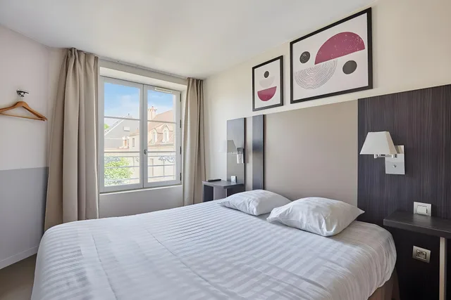 شقة بسريرين منفصلين بغرفتي نوم مع أريكة، Appart'hotel Odalys City Dijon Centre Les Cordeliers 1/1