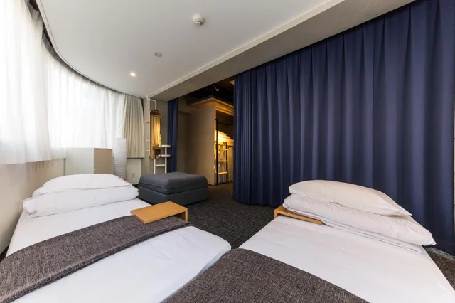 Female Dorm, Female Only, 22 People, 2 Beds, Unplan Shinjuku Hostel 1/2