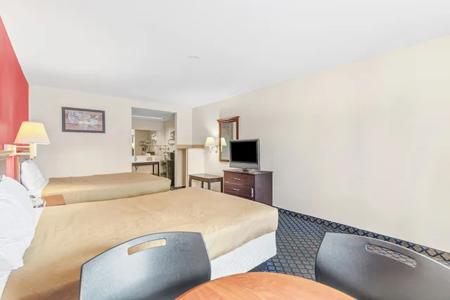 غرفة بسريرين كوين للمدخنين، Magnolia Inn Townhouse Hattiesburg MS I-59 6/10