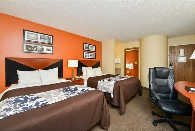 غرفة قياسية بسريرين مزدوجين، Sleep Inn Billings, MT 1/10