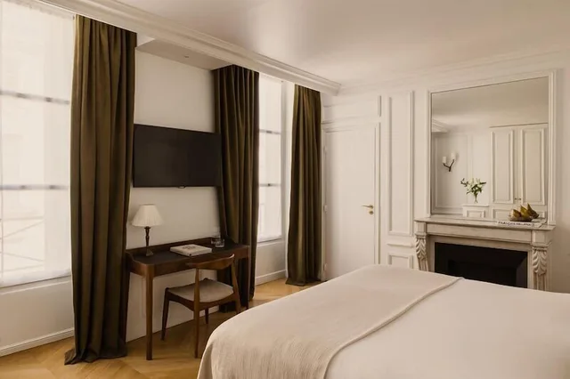 غرفة ديلوكس بسريرين منفصلين، Bourgogne Hotel and Montana 1/8