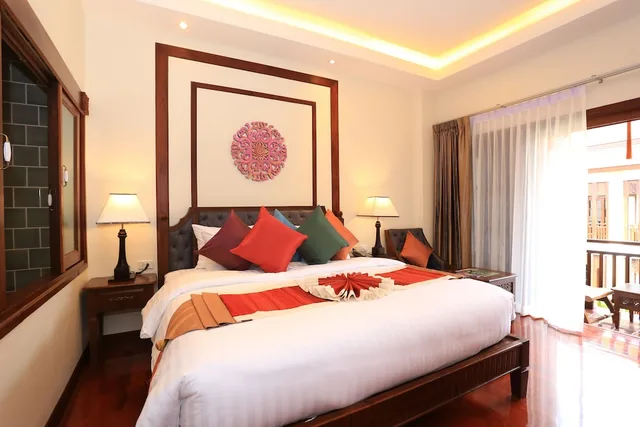 غرفة سوبيريور بسرير مزدوج، Viang Luang Resort 1/2