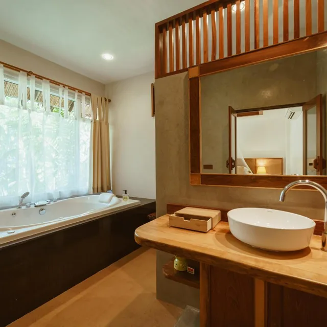 كوخ بسرير كينج، Ban Sainai Resort - SHA Extra Plus 10/10