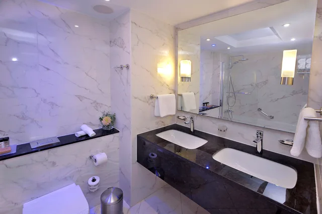 Deluxe, Double or Twin Bed, Lateral Side Sea View، Olympic Lagoon Resort Paphos 8/10