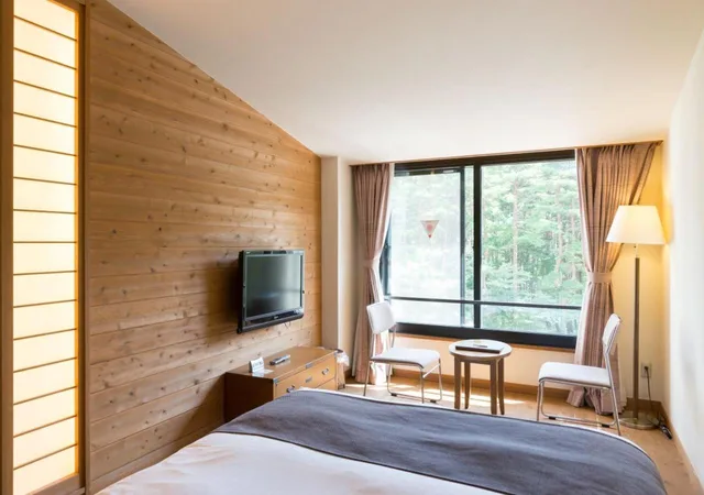 Room, Double Bed, Shared Bathroom, Yatsugatake Hotel Fuuka 2/3