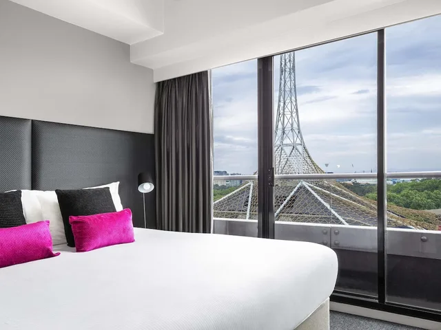 2 Bedrooms, Apartment, King and Twin Beds, 2 Bathrooms، Mantra Southbank Melbourne 3/5