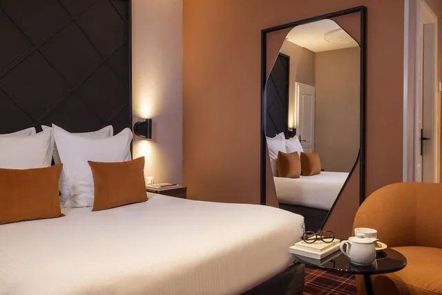 غرفة قياسية بسرير مزدوج، Hotel Le Colombier 3/4