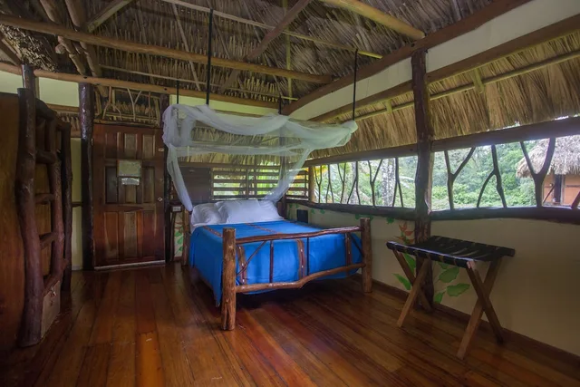 1 Bedroom, Overwater, Deluxe, Cabin, 2 Queen Beds, River View، COTTON TREE LODGE 1/2