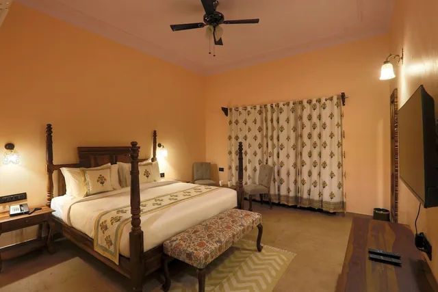 كوخ بسرير مزدوج بإطلالة على المسبح، Ratan Villas Sariska 5/10