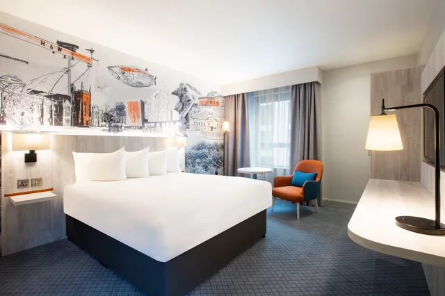 غرفة سوبيريور بسرير مزدوج وسرير فردي، Leonardo Hotel Belfast 9/11