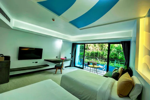 استوديو ديلوكس بسريرين منفصلين بشرفة، Splendid Hotel Khaoyai 4/8