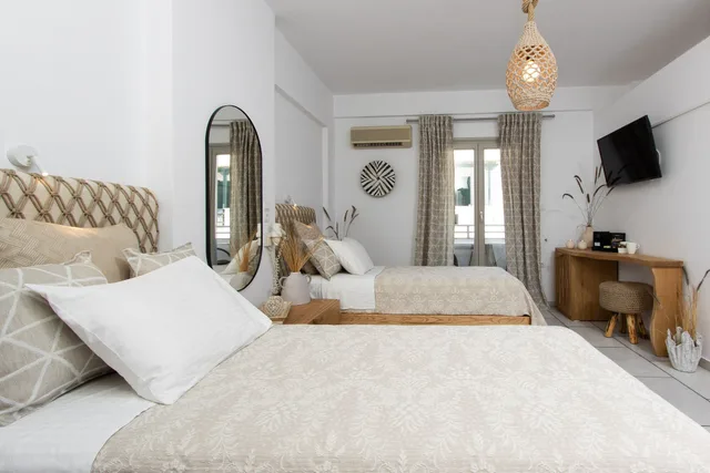 جناح عائلي بسرير مزدوج وسريرين منفصلين بغرفتي نوم، Hotel Villa Flora 7/10
