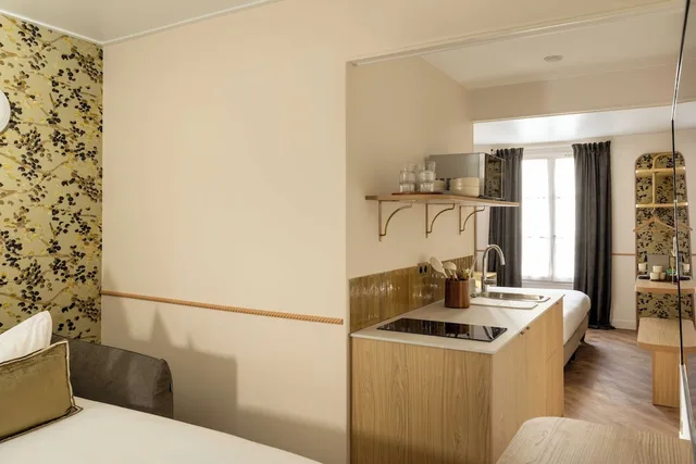 غرفة ديلوكس بسريرين منفصلين مع أريكة، Hotel D Espagne 9/10