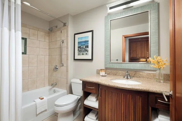 غرفة بسرير كينج بإطلالة على الحديقة بشرفة مع أريكة، Marriott S Maui Ocean Club Lahaina Napili Towers 5/6