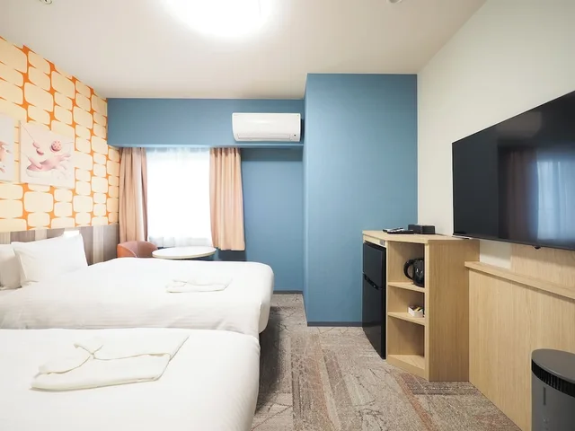 غرفة قياسية مفردة بسريرين منفصلين، Hiyori Hotel Osaka Suminoekoen Ekimae 1/4