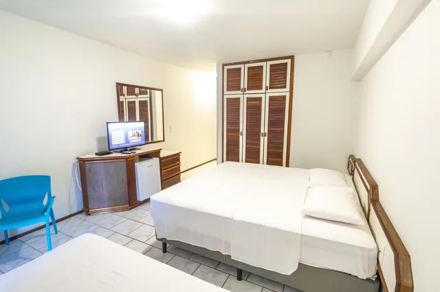 غرفة سوبيريور بسرير مزدوج وسريرين منفصلين بإطلالة على البحر، Hotel Porto Sol Beach 6/10