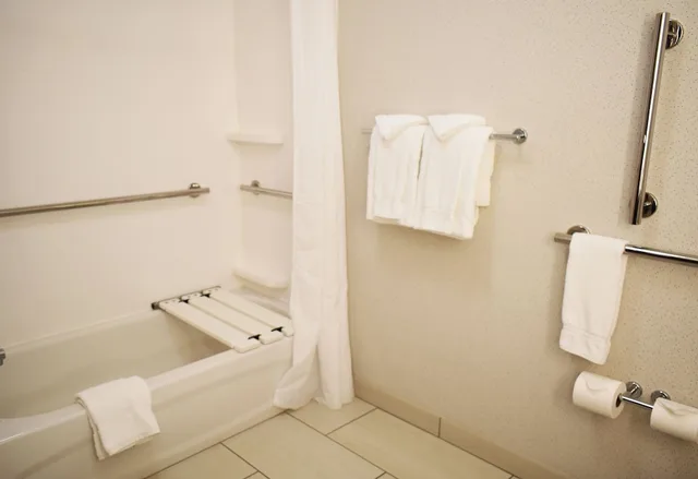 جناح بسرير كينج مع أريكة لذوي الإعاقة، Holiday Inn Express Hotel And Suites Albany 3/4