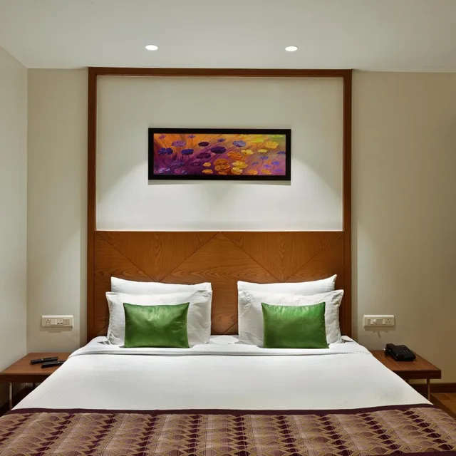 غرفة ديلوكس بسرير مزدوج أو سريرين منفصلين، Hotel Leafio Marigold Marol 1/4