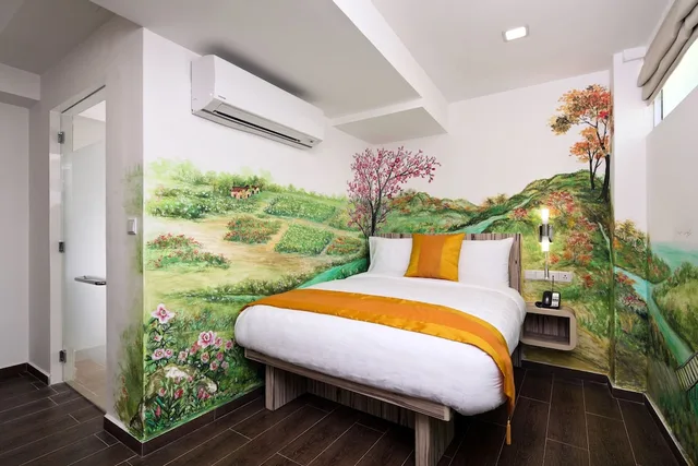 غرفة تنفيذية بسرير كوين، HOTEL CLOVER THE ARTS 1/2