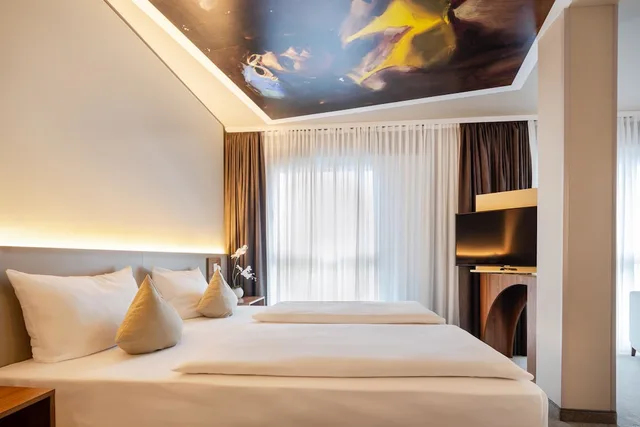 غرفة قياسية بسرير كينج، Hey Lou Hotel Monheim am Rhein 1/10