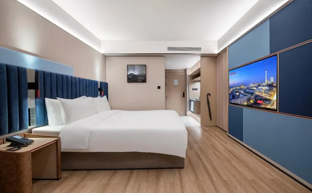 غرفة ديلوكس بسرير مزدوج، InterCityHotel Shanghai Hongqiao Airport 7/10