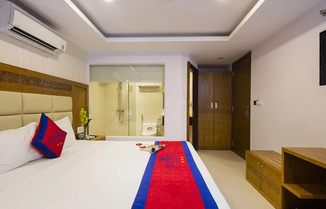 غرفة قياسية بسرير كوين، Sun City Hotel Nha Trang 2/5