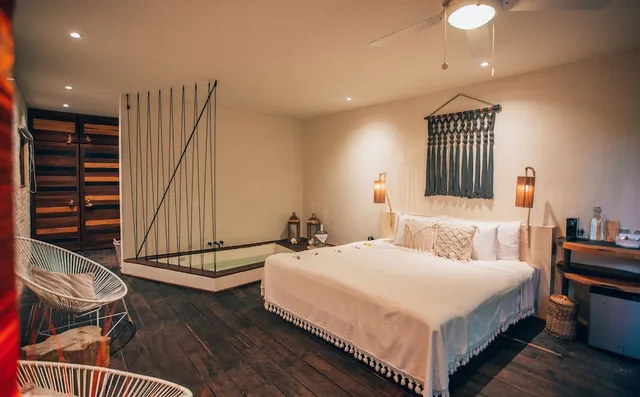 Calanthe Master, Suite, King Bed, Garden View, Orchid House Tulum Beach 2/2