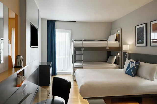 غرفة عائلية بسرير مزدوج، Sleeperz Hotel Dundee 3/7