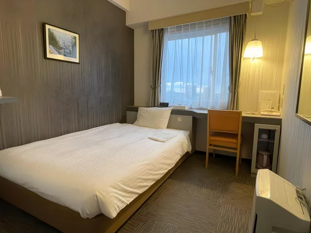 غرفة اقتصادية مفردة بسرير مزدوج في المبنى الرئيسي للمدخنين، Tottori City Hotel 1/1