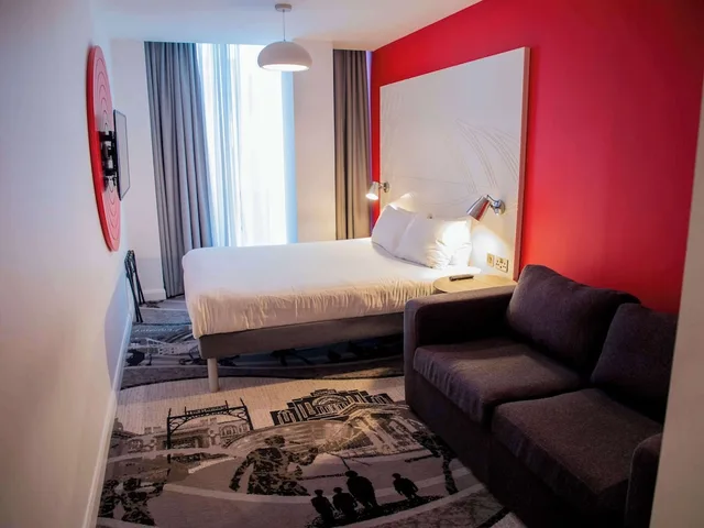 غرفة بسرير كوين، ibis Styles Glasgow Central 5/10
