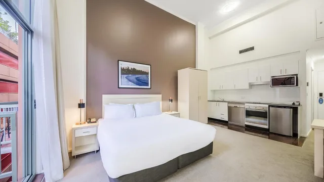 استوديو بسرير مزدوج، Oaks Sydney Goldsbrough Suites 1/6