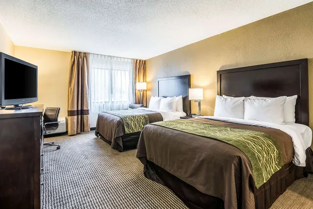 غرفة بسريرين مزدوجين، Comfort Inn Downtown Detroit MI 4/6