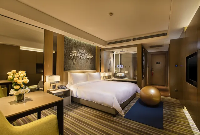 غرفة تنفيذية بسرير كينج، The Qube Hotel Xuzhou East 5/7