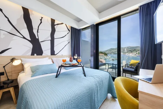 استوديو تنفيذي بإطلالة على البحر بشرفة، Adriatic Deluxe Apartments 1/5