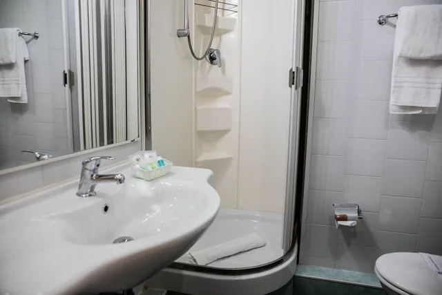 غرفة بسرير مزدوج أو سريرين منفصلين، Hotel Berlino 6/7