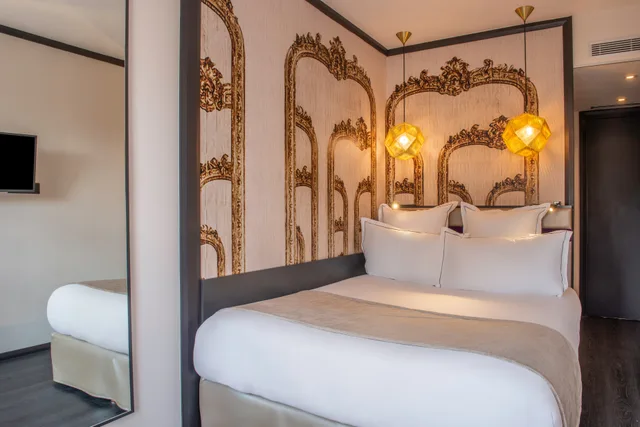 غرفة قياسية مفردة بسرير مزدوج، Hotel Yllen Eiffel 2/4