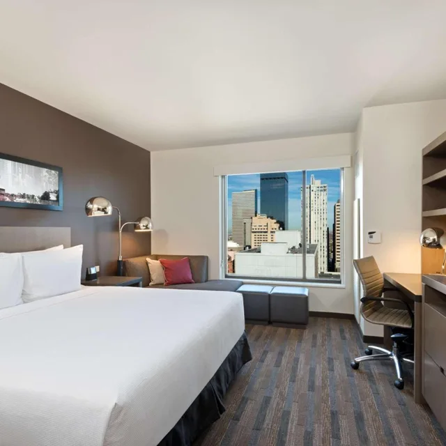 غرفة بسرير كينج لذوي الإعاقة، Hyatt House Denver Downtown 2/3