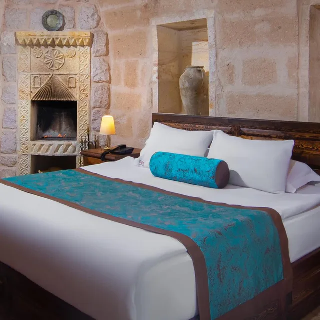 غرفة ديلوكس بسرير مزدوج بحوض استحمام، Cappa Via Cave Hotel 7/10