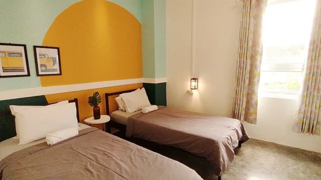 غرفة ديلوكس بسريرين منفصلين بحمام خاص، Wonderloft Hostel 1/1