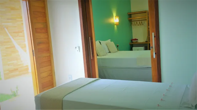 غرفة كومفورت بسرير كوين وسرير فردي، Pousada Jeri Dunas 8/10