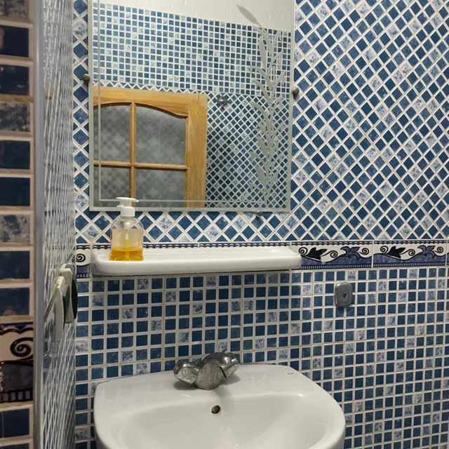 غرفة بسرير مزدوج بإطلالة على الجبل، Hotel Restaurant Tifrit 8/8
