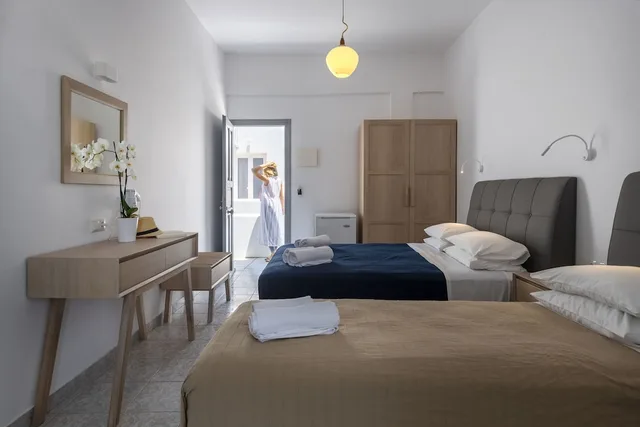 غرفة ثلاثية بسرير مزدوج وسرير فردي، Galinos Hotel 2/4