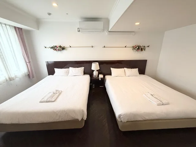 غرفة بريميوم ديلوكس بسريرين منفصلين، Shonan Kamakura Crystal Hotel 1/1