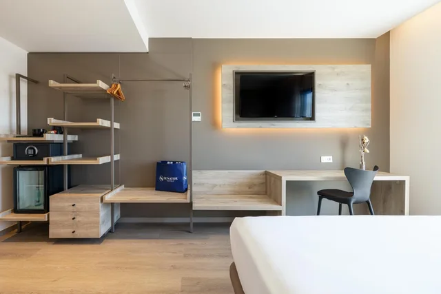 غرفة بسرير كوين، Senator Gandia Spa Hotel 5/7