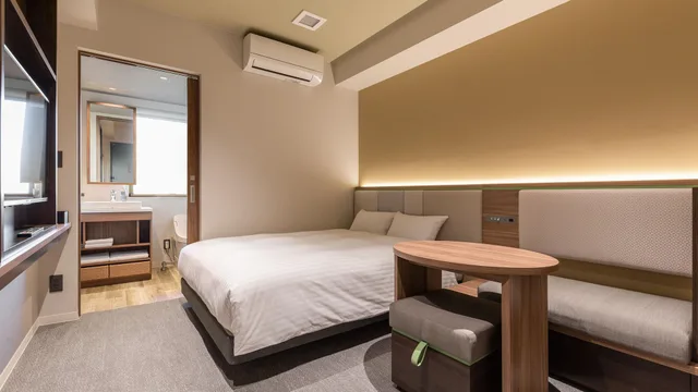 غرفة قياسية بسرير مزدوج بدون إطلالة في المبنى الرئيسي، Nishitetsu Hotel Croom Hakata Gion Kushida Shrine 1/1