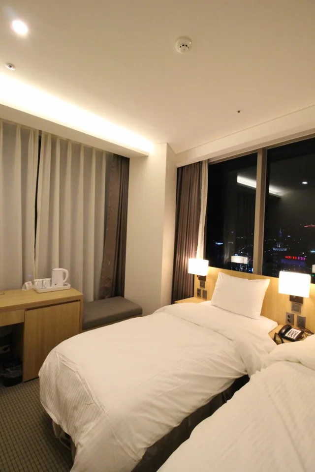غرفة ديلوكس بسريرين منفصلين، Hotel Migliore Seoul 3/10