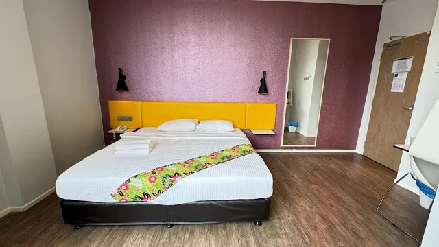 غرفة تنفيذية بسرير كينج، Win Win Boutique Hotel Port Dickson 1/8