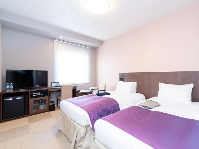 standard twin room, unit bath, non smoking (housekeep once every 3 days)، Hiyori Hotel Osaka Namba Station 1/10